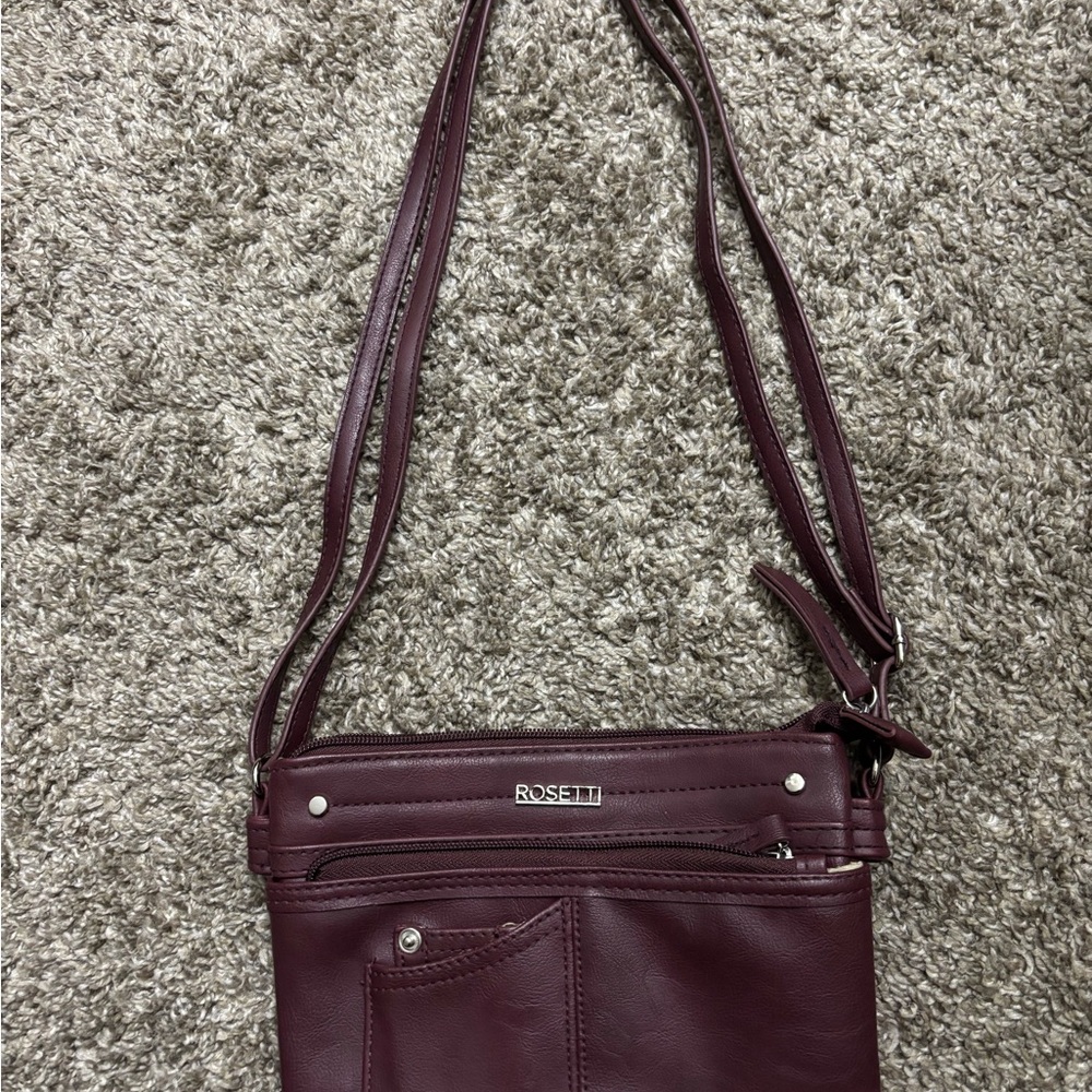 Rosetti Wine Crossbody Bag